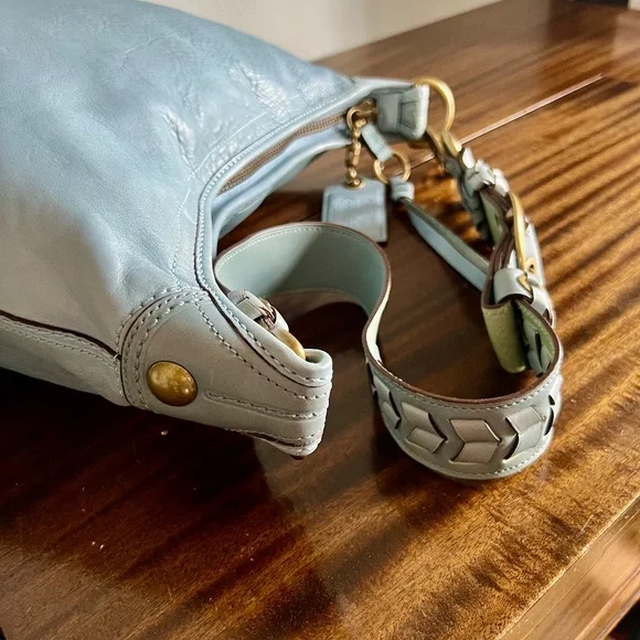 Coach 2007 Bleecker Set XL Duffle 11423 Tattersall Lining Brass Detail & Wallet - Picture 7 of 16